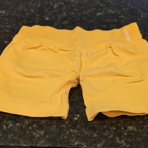 NWOT - Dfyne Yellow Workout Shorts